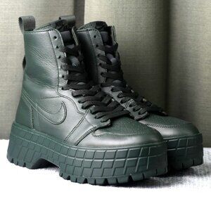 New! Size: 10 Women | Nike Air Jordan 1 High Brooklyn | Dark Green | FJ5737-300